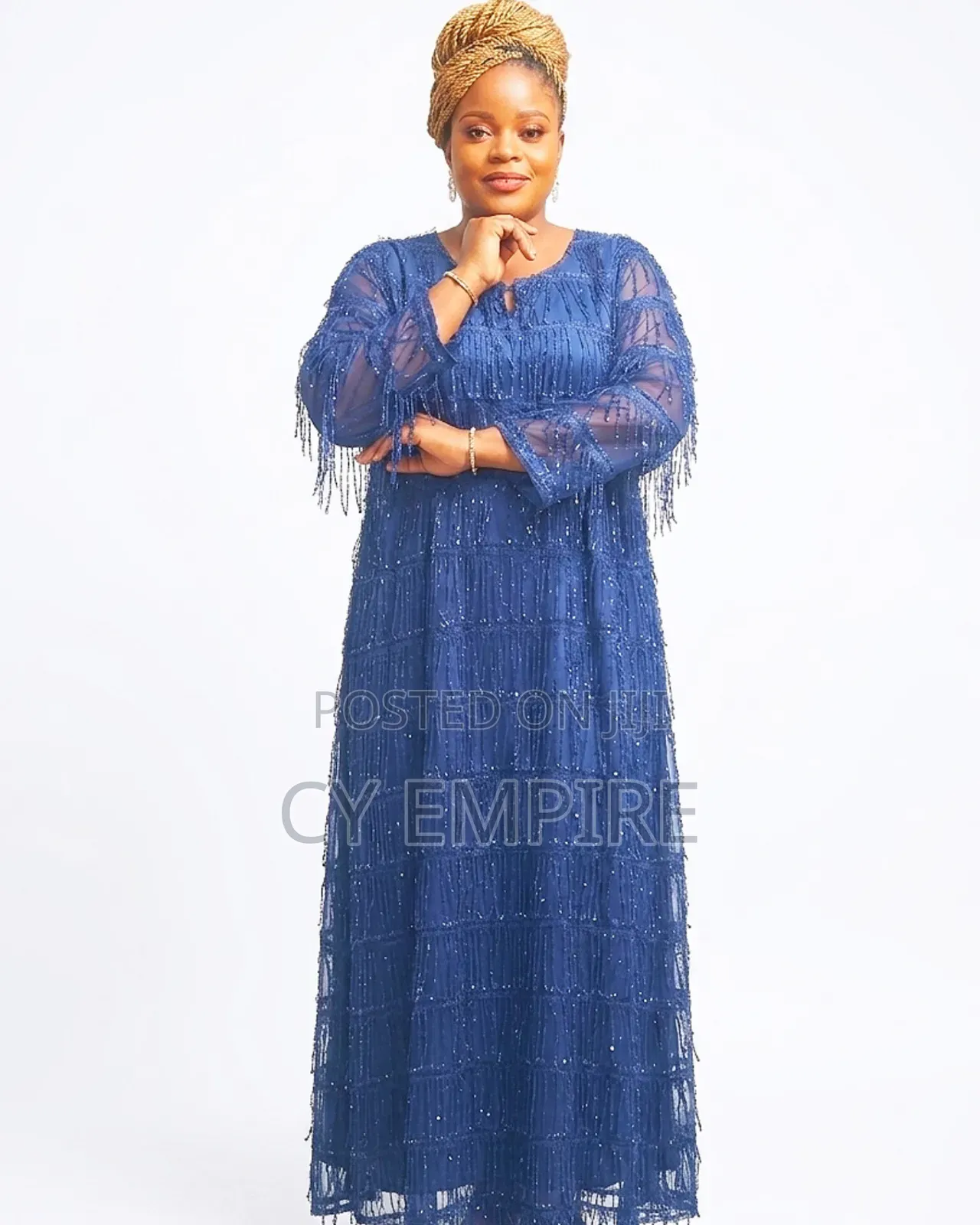 Navy Blue Stylish Dress