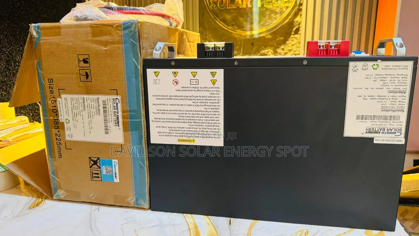 5kwh 24v Cworth Solar Lithium Ion Battery