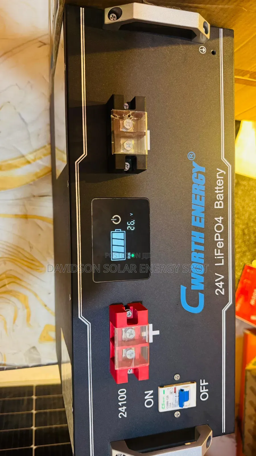 5kwh 24v Cworth Solar Lithium Ion Battery