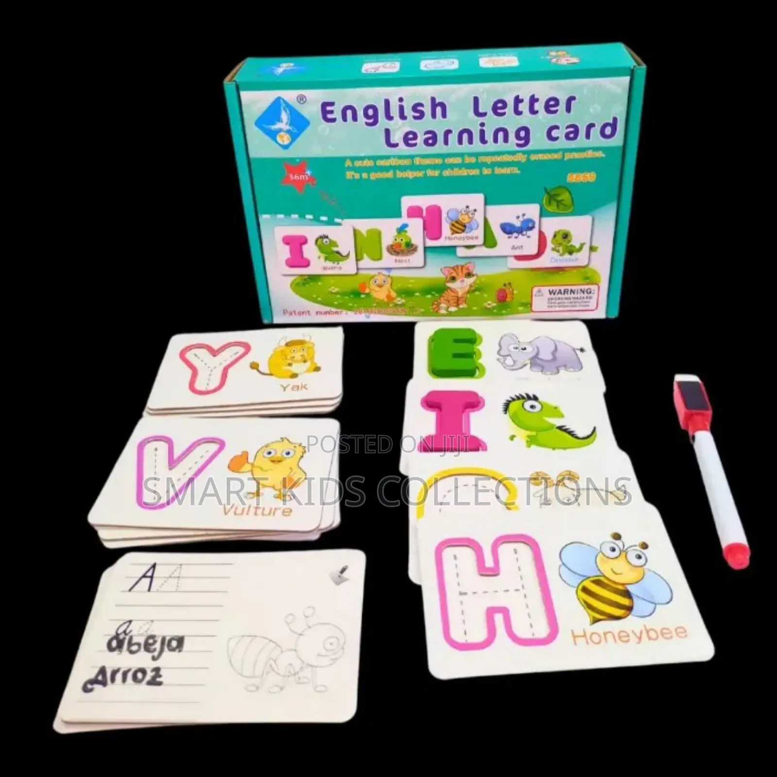 English Letters Learning Cards