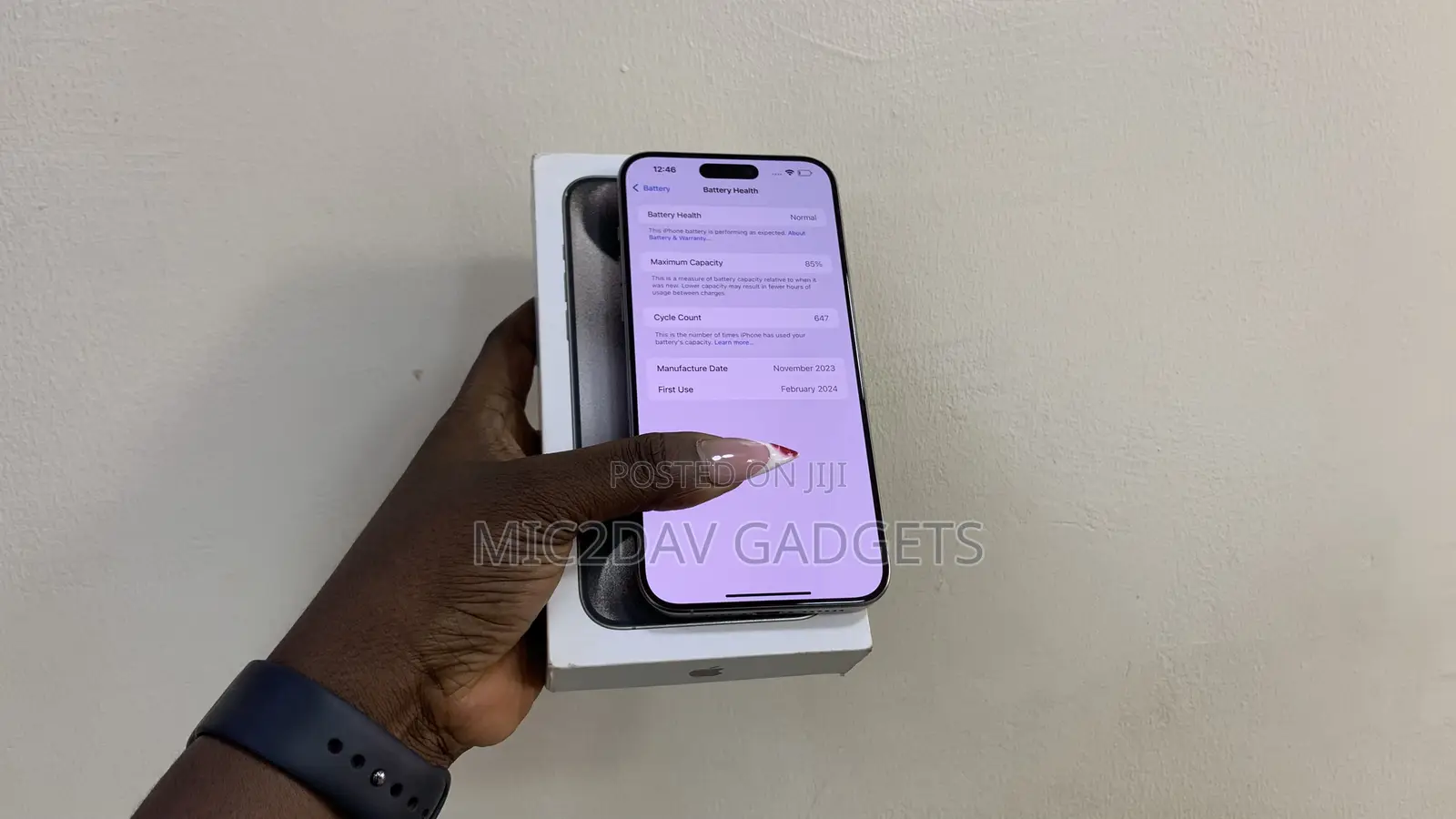 Apple iPhone 15 Pro Max 256 GB Silver