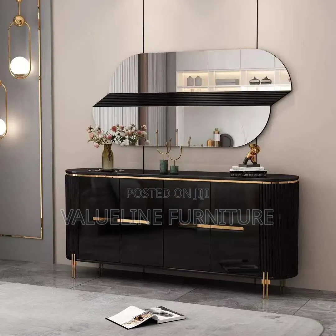 Wall Console Black Colour