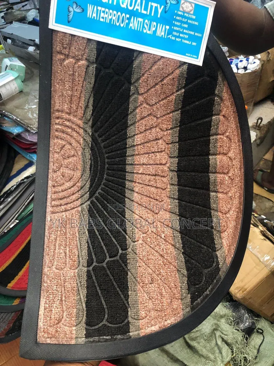 Smart Welcome Door Footmat -- Multicolour