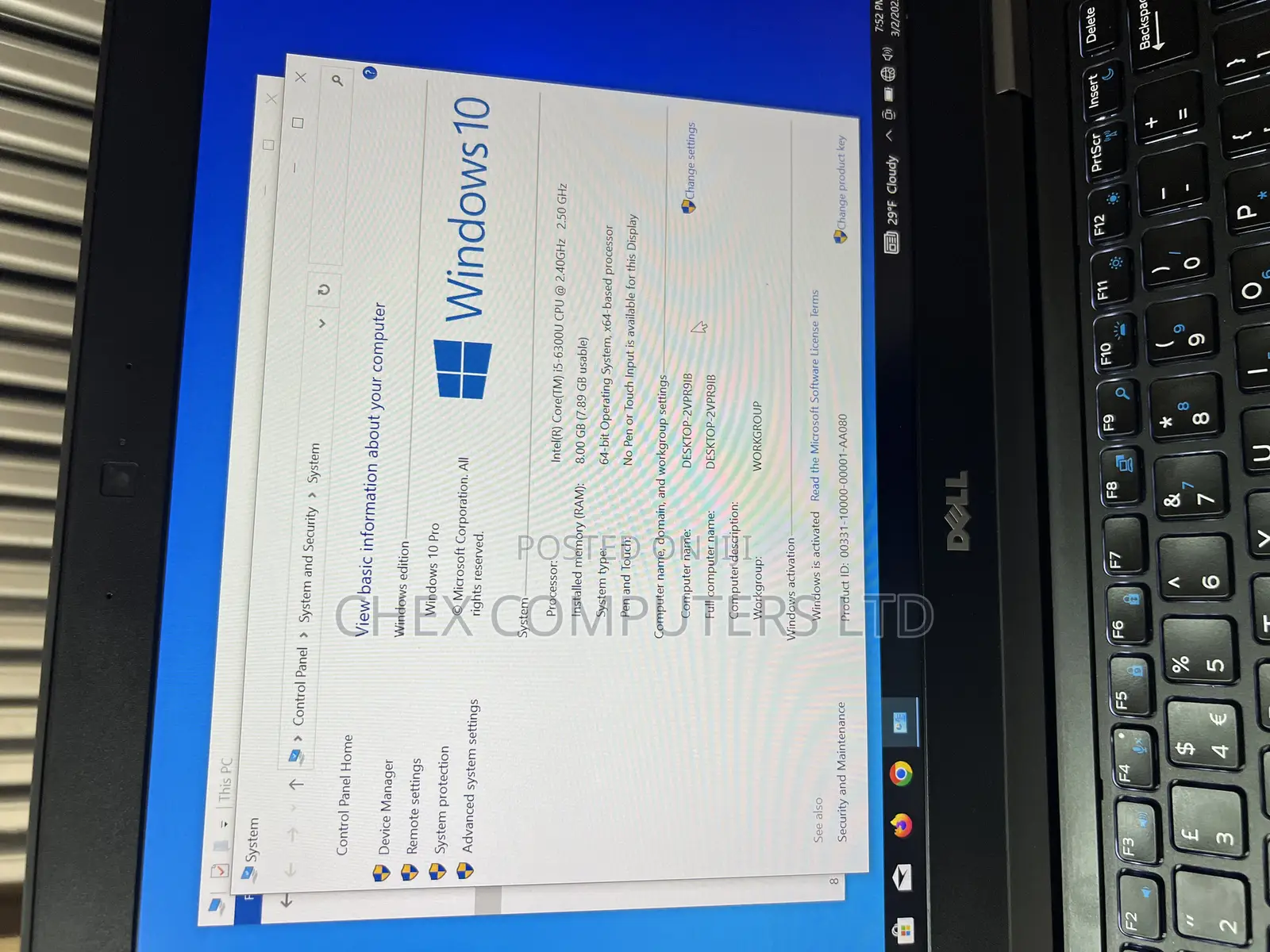 Laptop Dell Latitude 14 E5470 8GB Intel Core i5 SSD 256GB