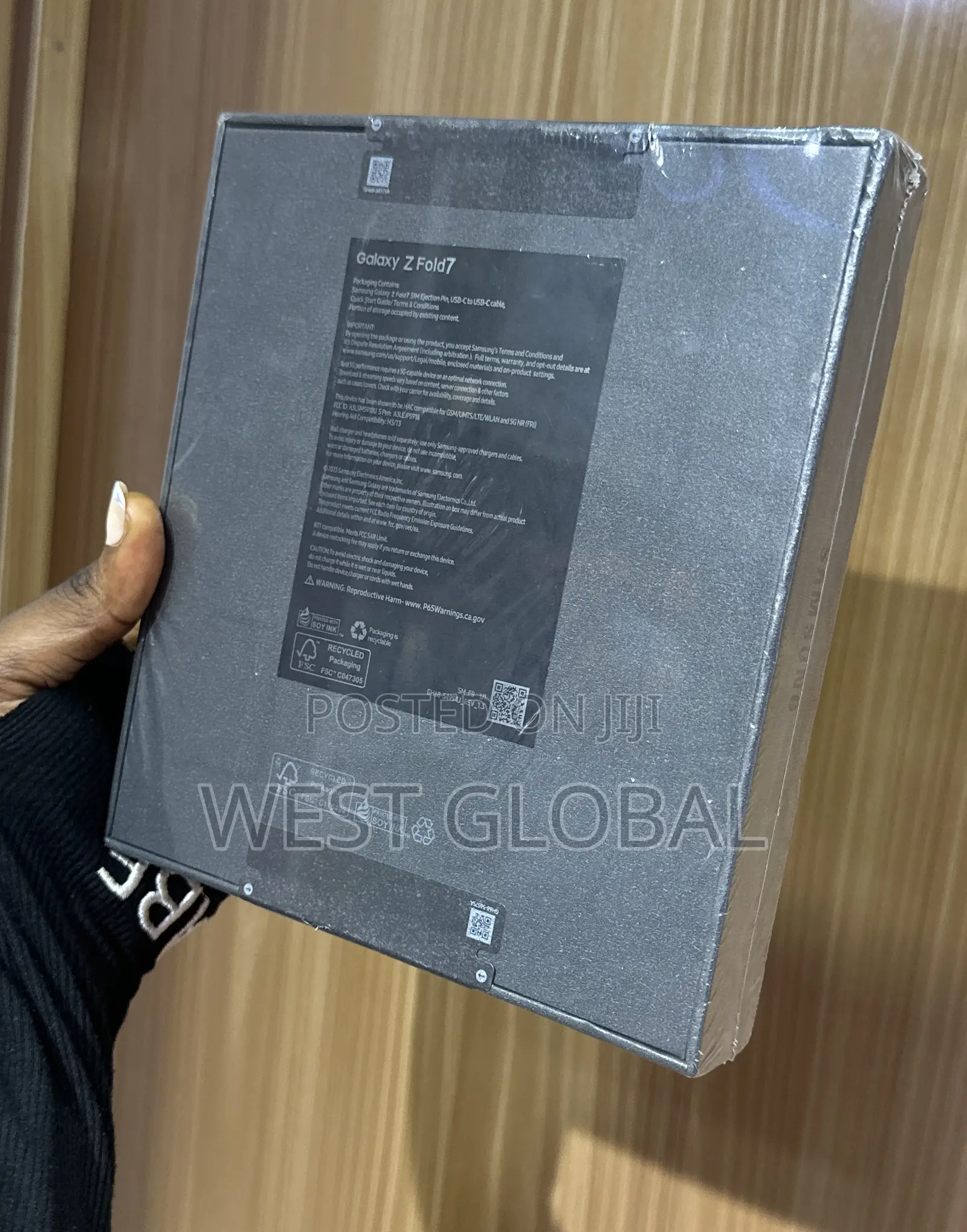 New Samsung Galaxy Z Fold7 256 GB Black