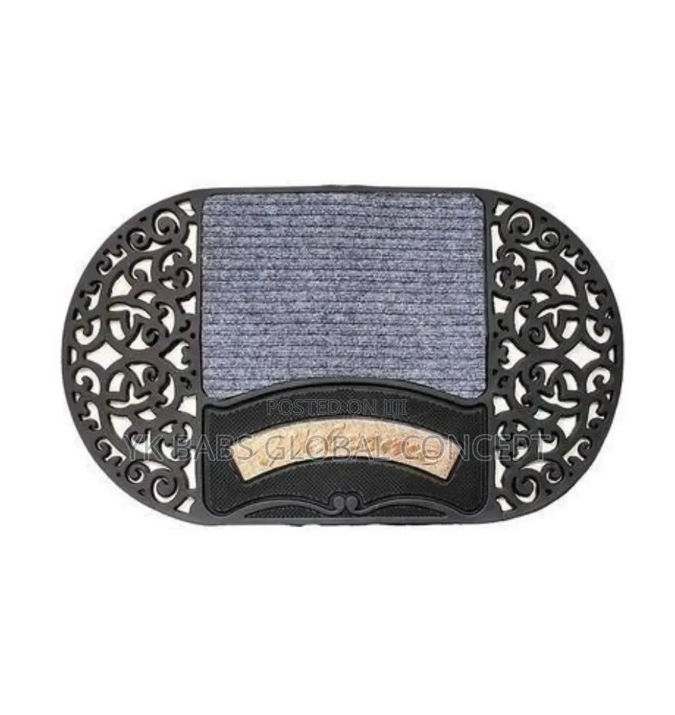 Welcome Out-Door Rubber/Rug Foot Cleaning Foot Mat