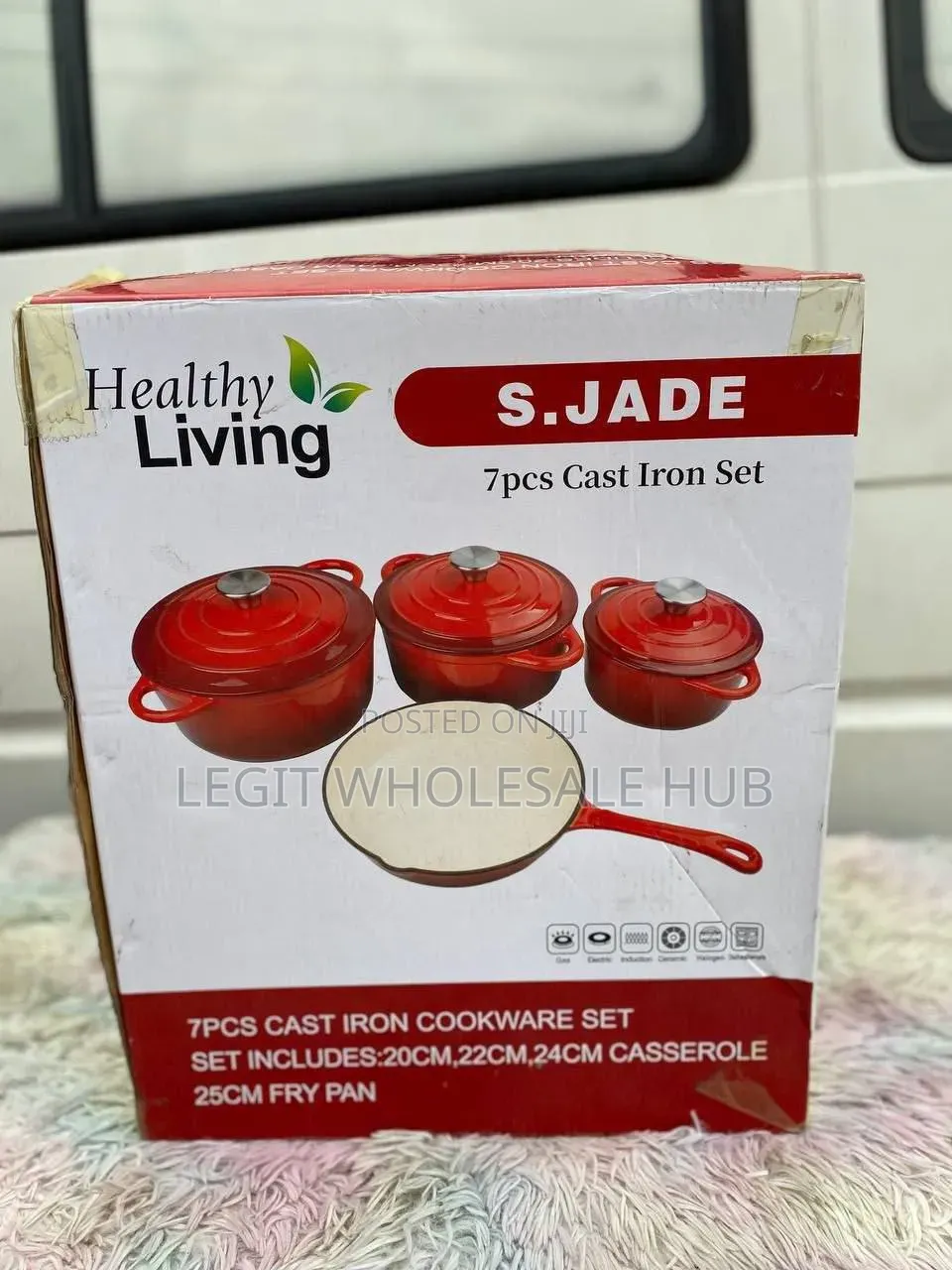 S.Jade Cast Iron Pot (4pcs)