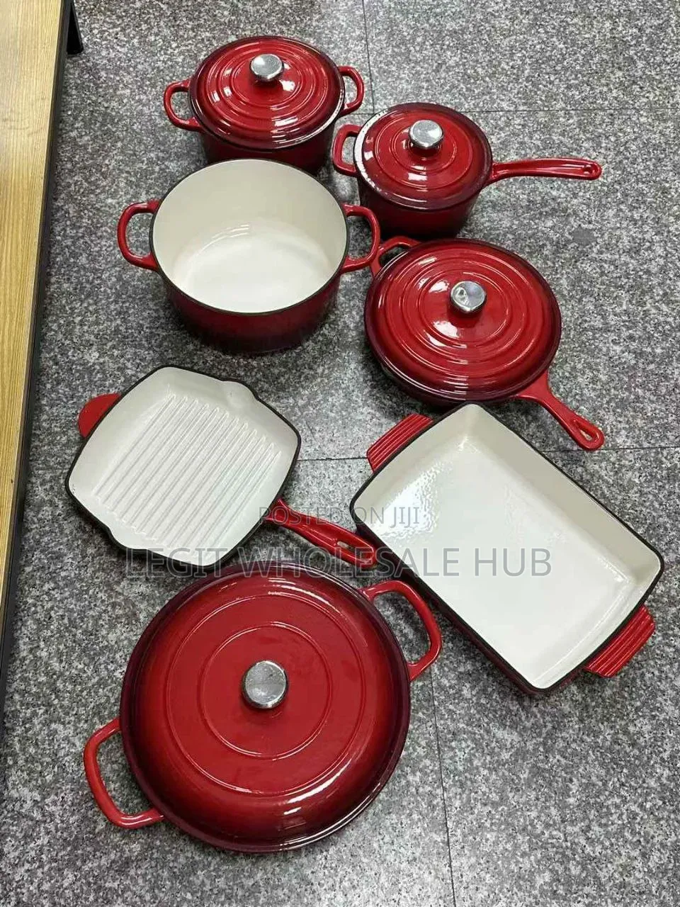 S .Jade Cast Iron Pot (7pcs)