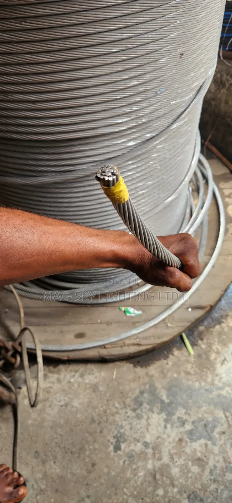 100mm Aluminium Conductor