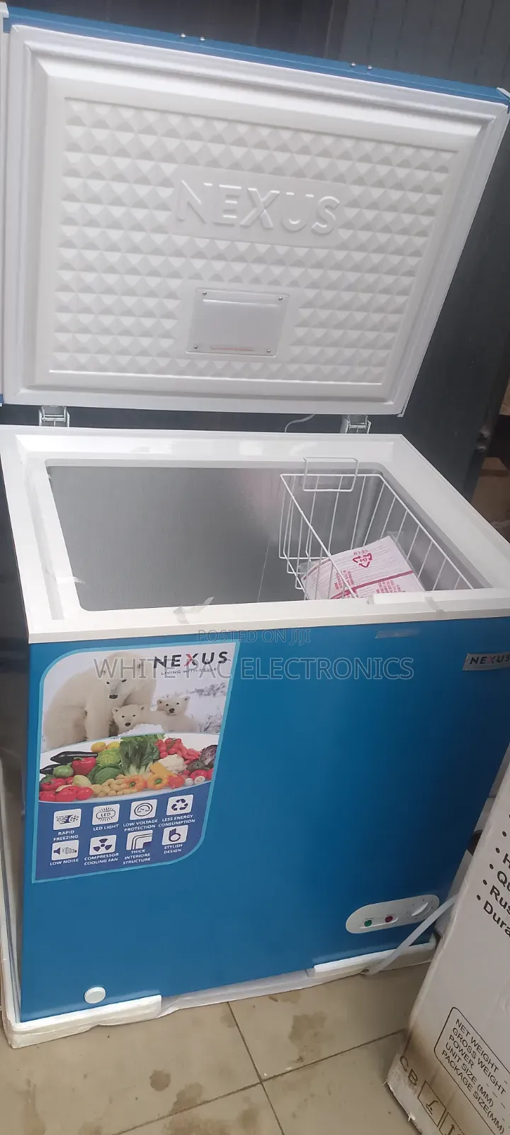 New Nexus 162 Litre Chest Freezer Fast Freezing > 5 Yrs Warranty