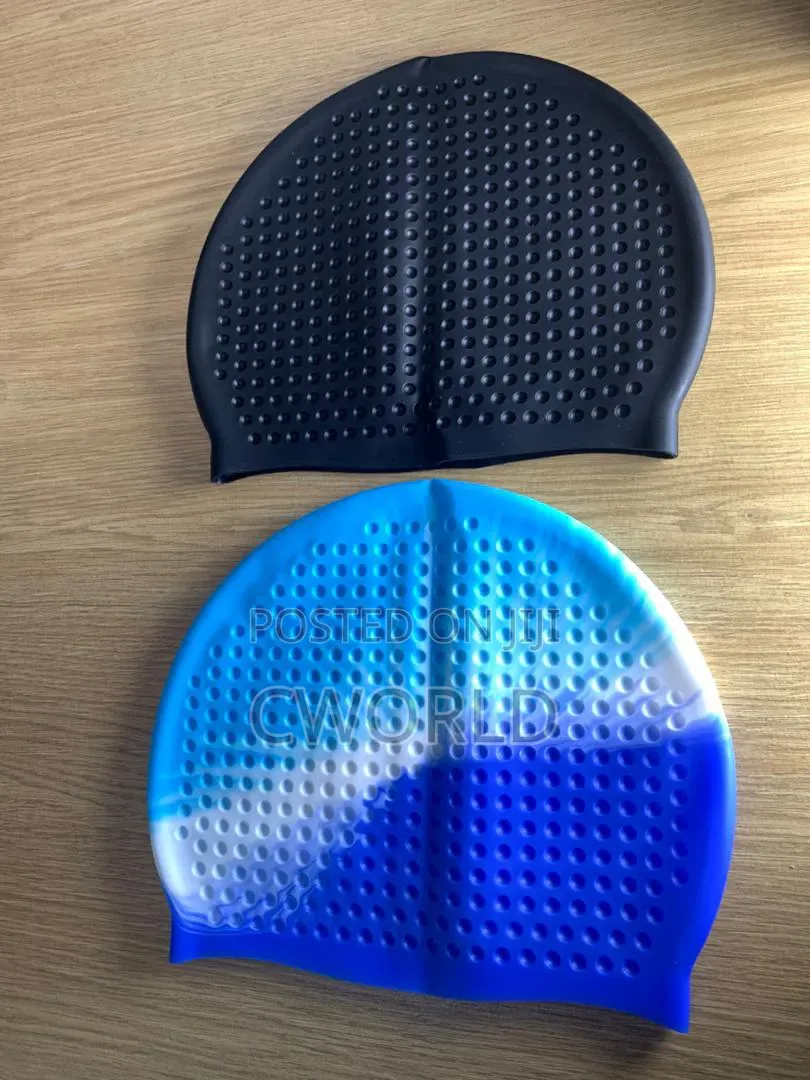 100% Silicone Swim Caps -2 PCS