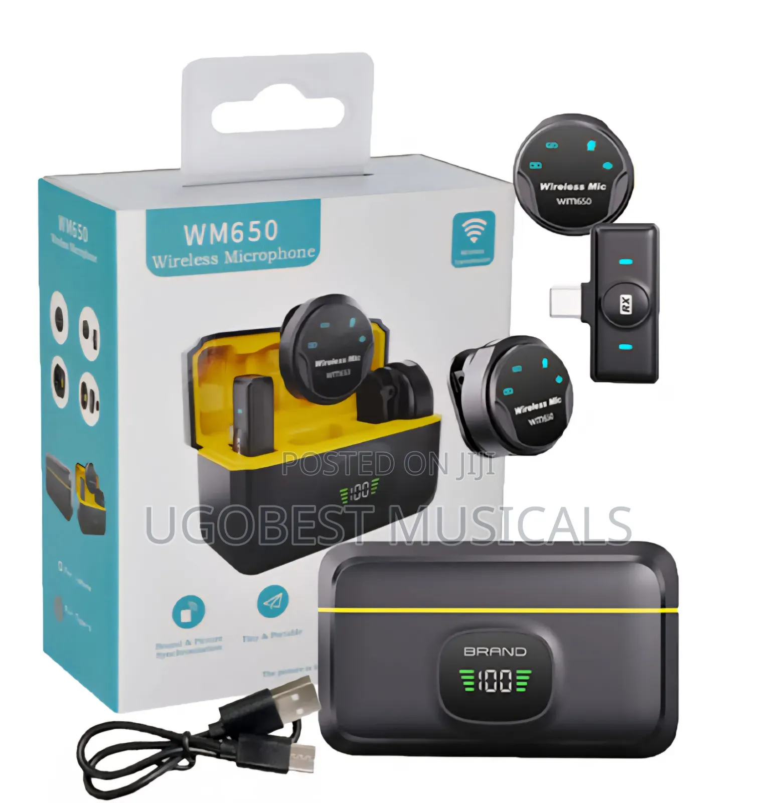 Wm650 Dual Wireless Lavalier Mic System.