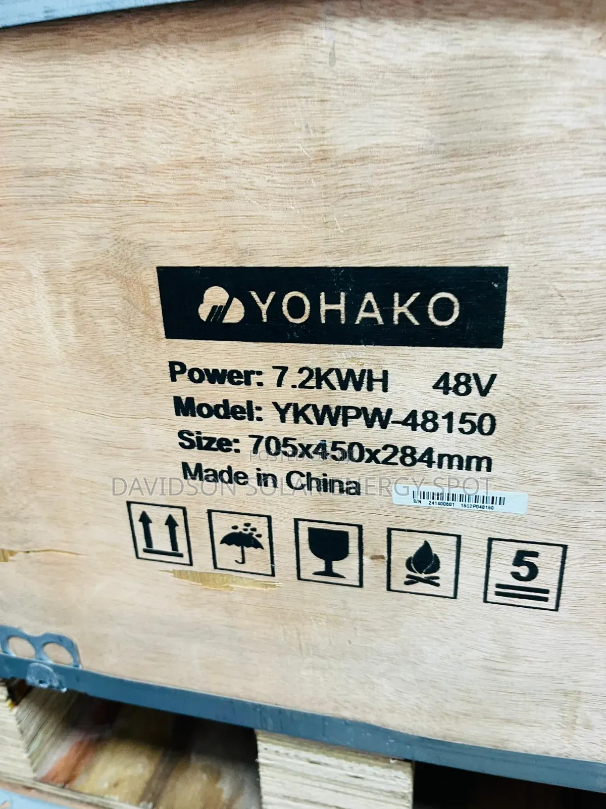 7.2kwh 48v Yohako Solar Lithium Ion Battery
