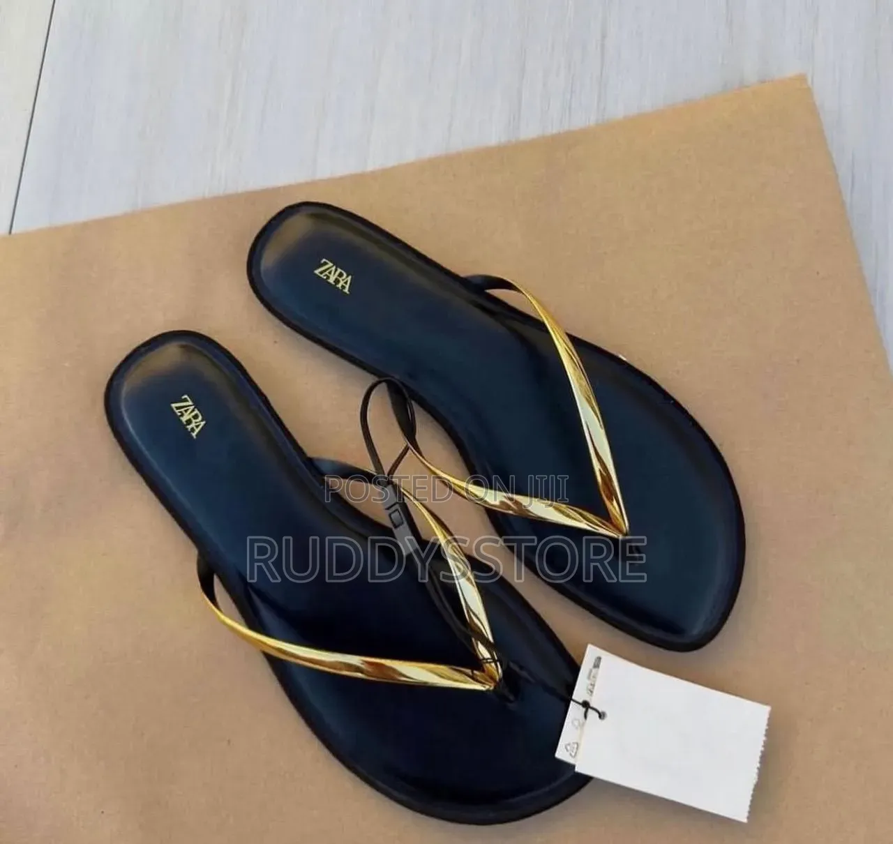 Zara Minimal Luxe Flat Slippers