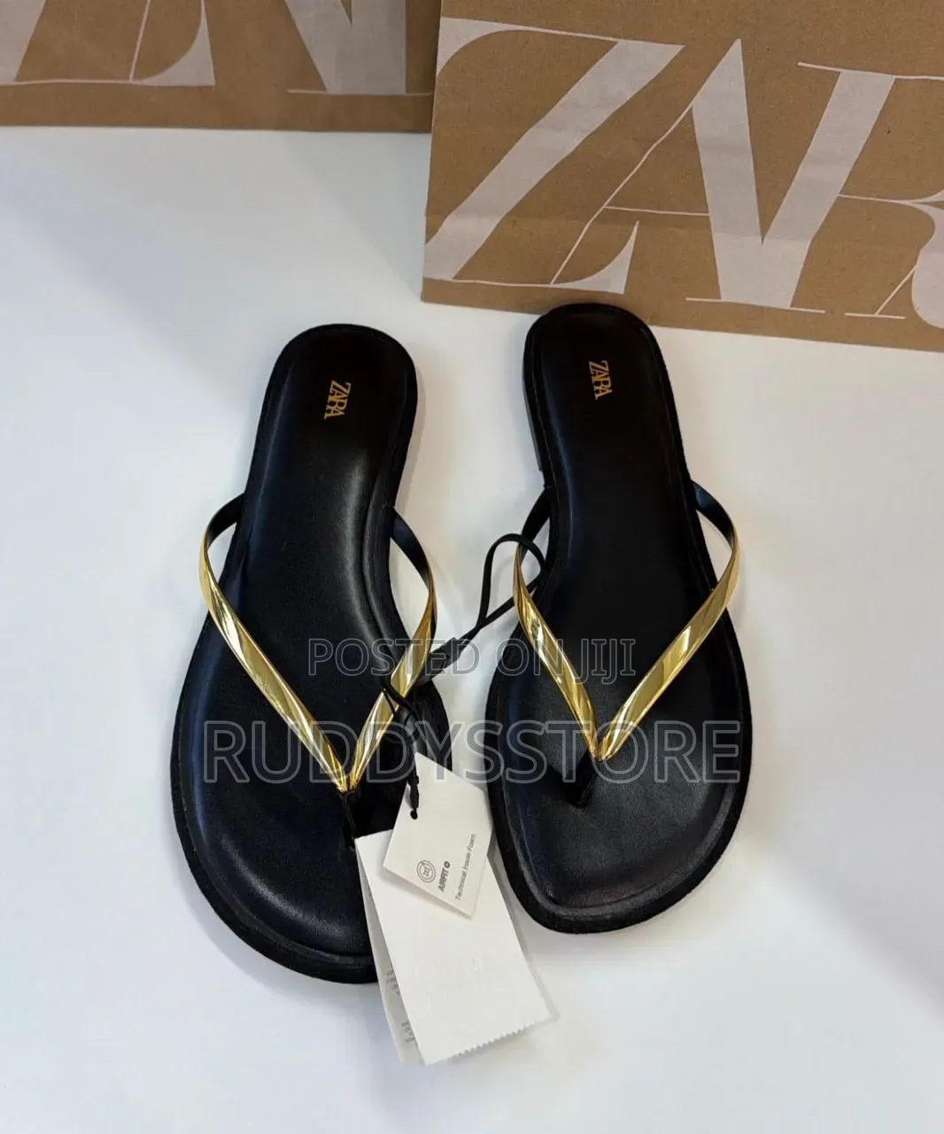 Zara Minimal Luxe Flat Slippers
