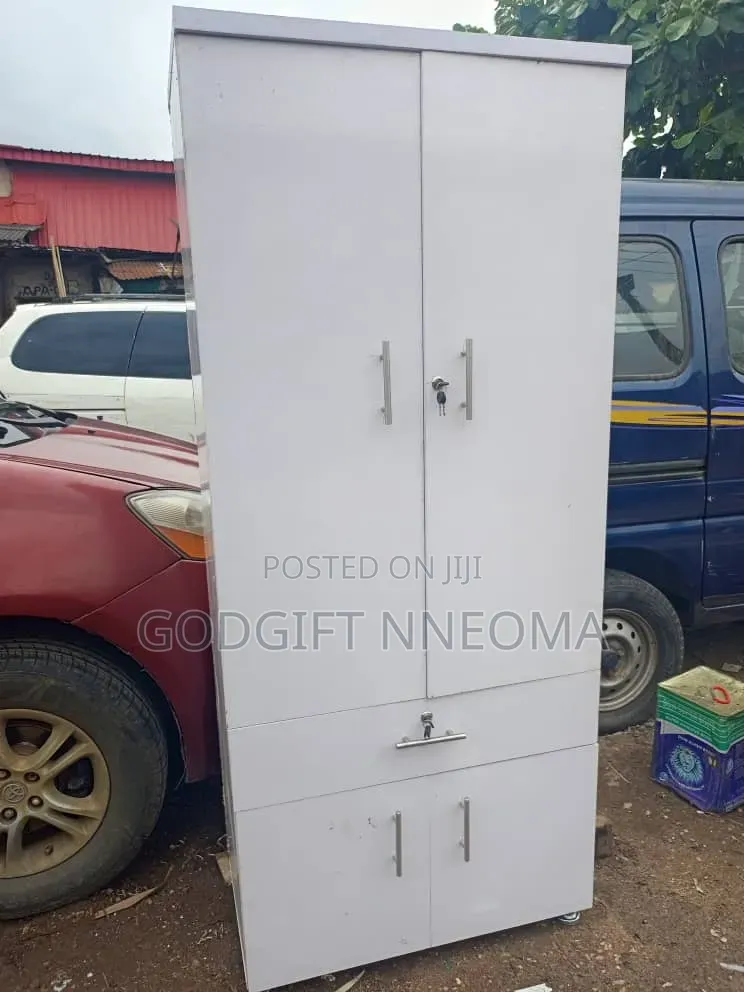 6ft × 30inch Off White Wardrobe