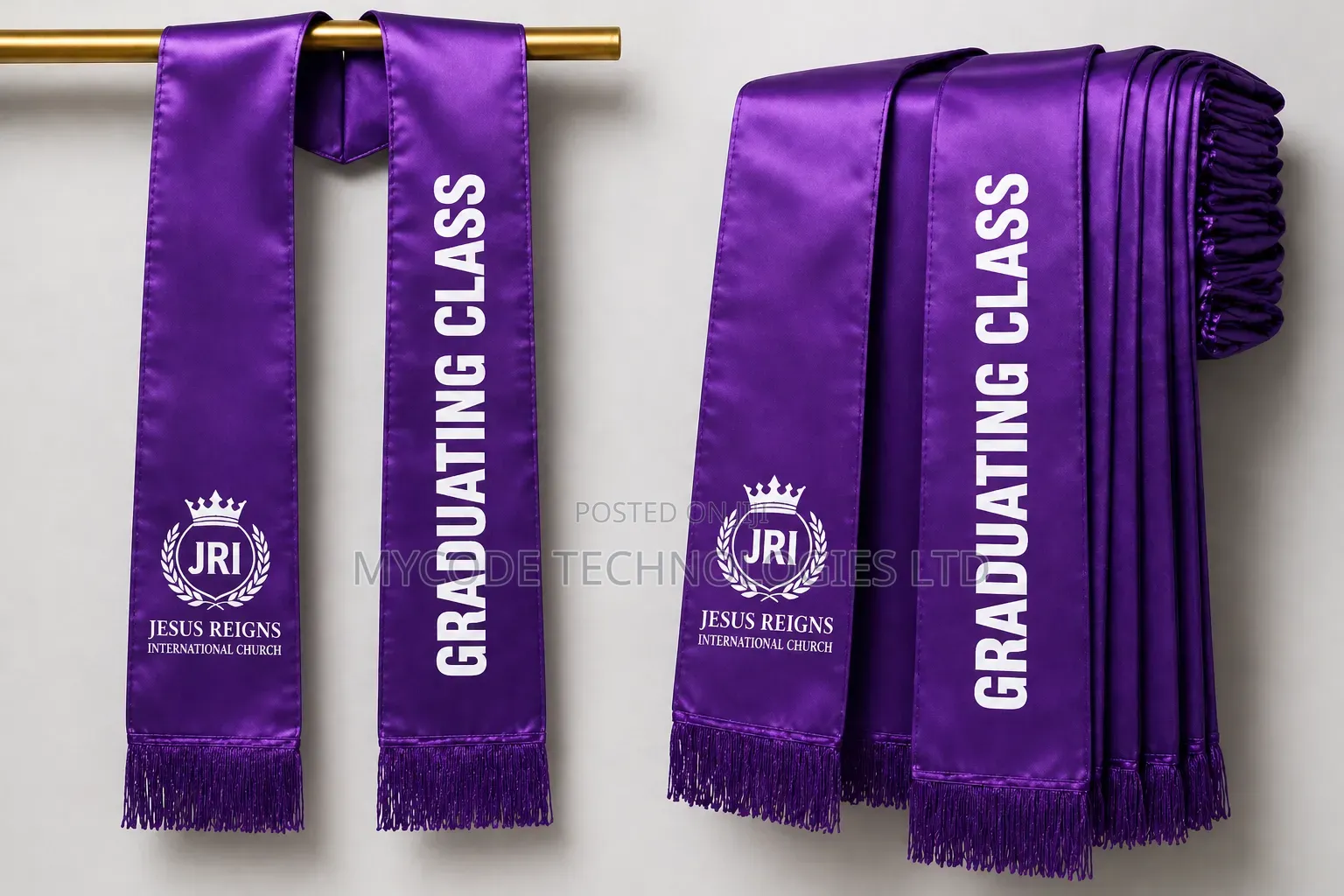 Graduation Sash / Graduating Class Stole – Customized School Sash