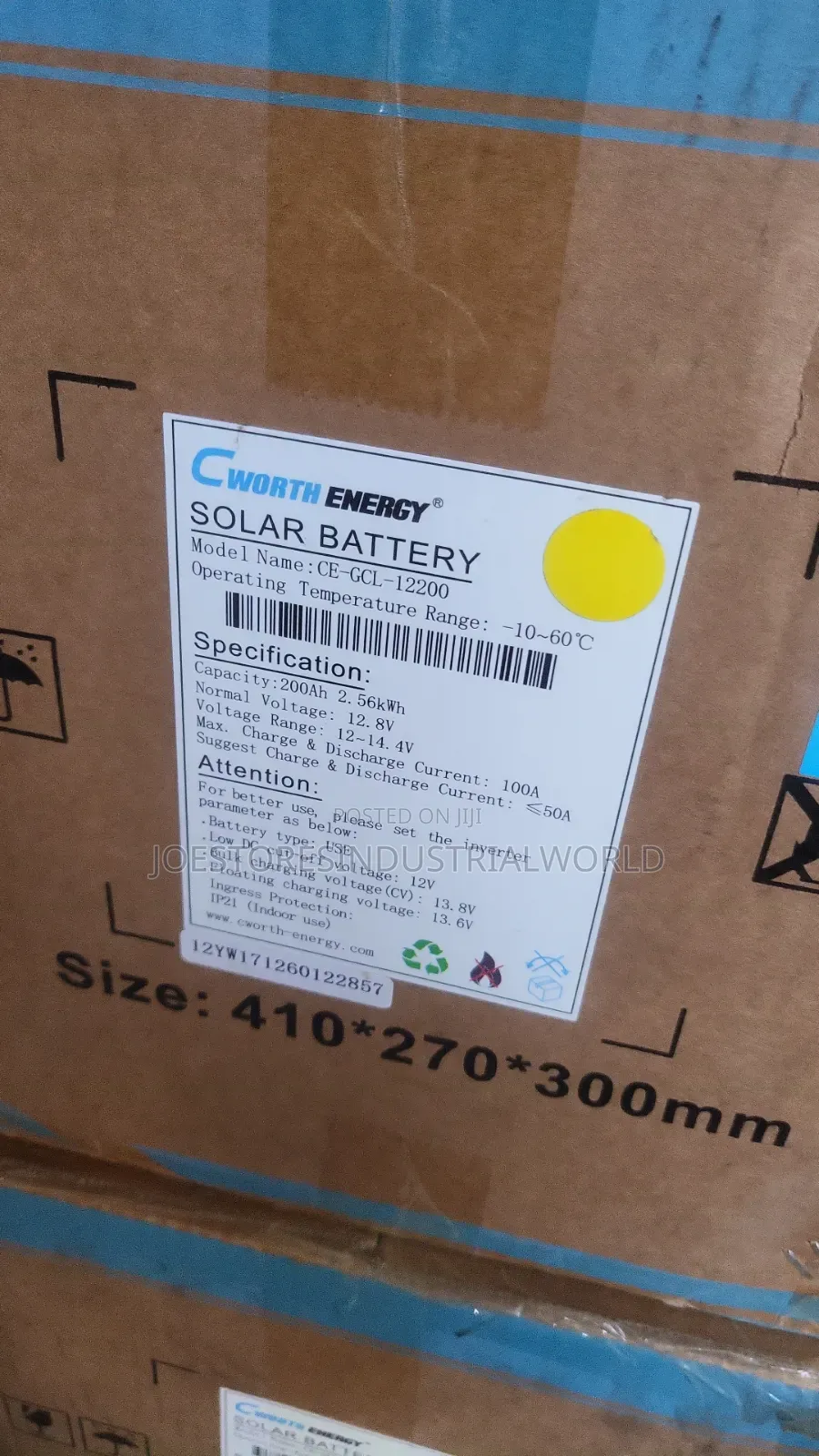 Cworth Energy Lithium Battery 2.5kwh 12v