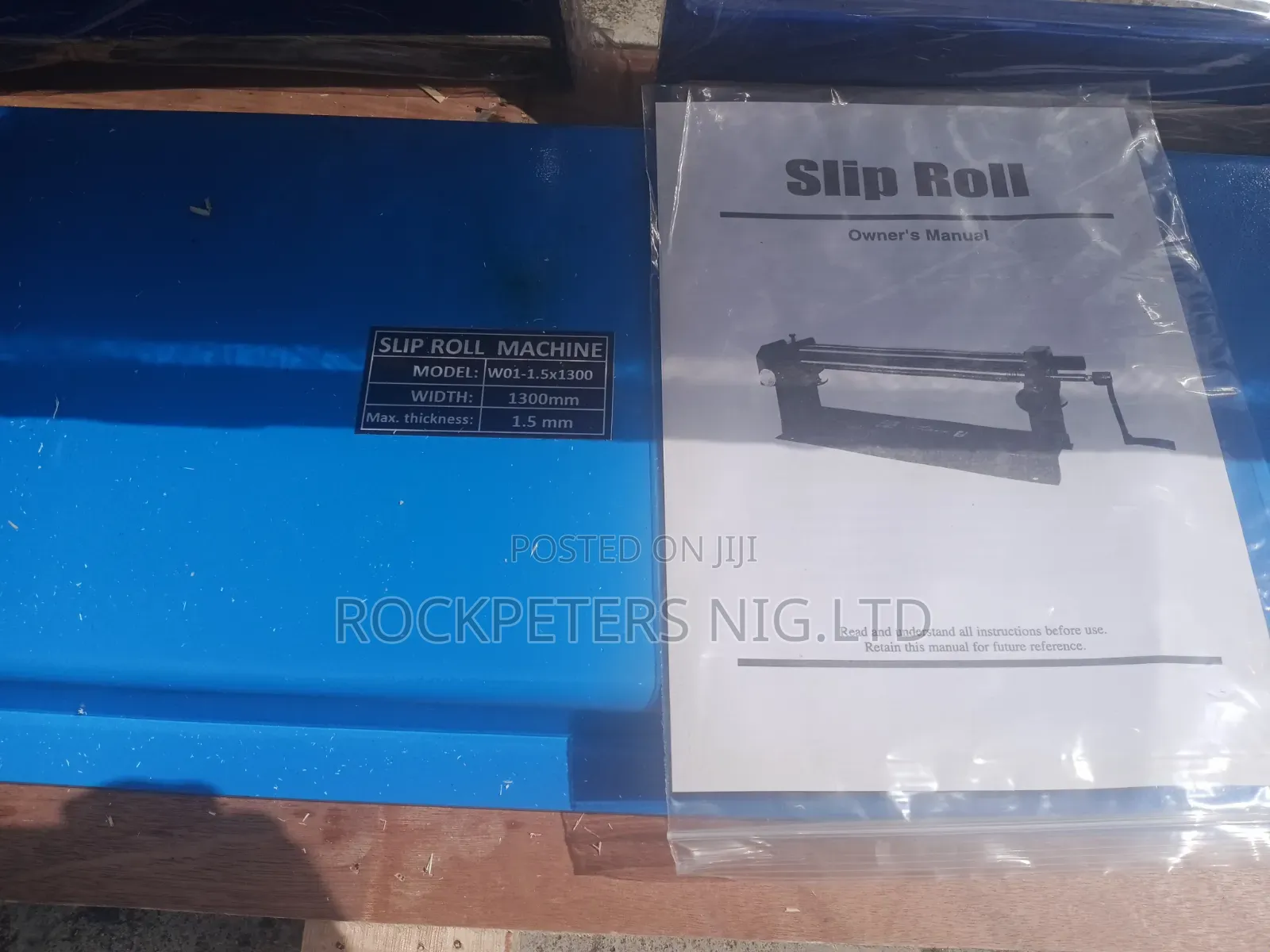 Manual Metal Sheet Slip Roll Machine(W01-1.5x1300mm)