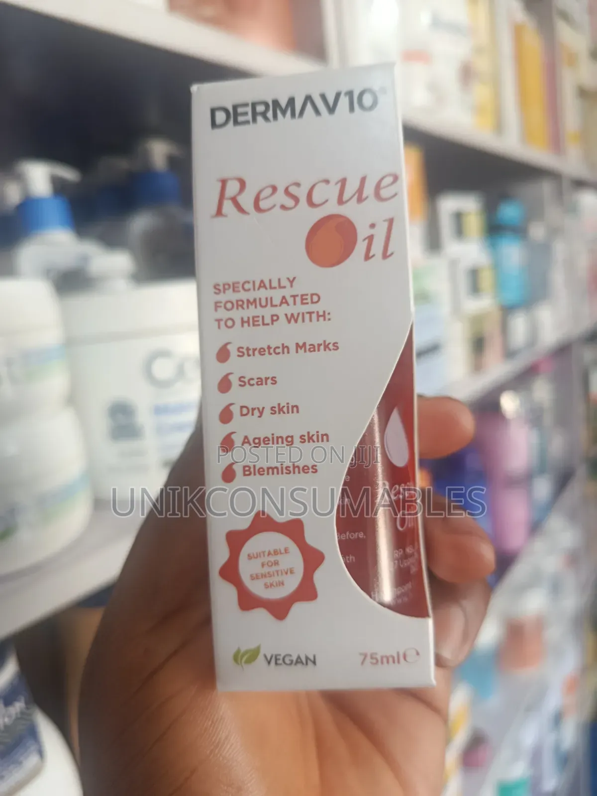 Derma V10 Rescue Oil 75ml