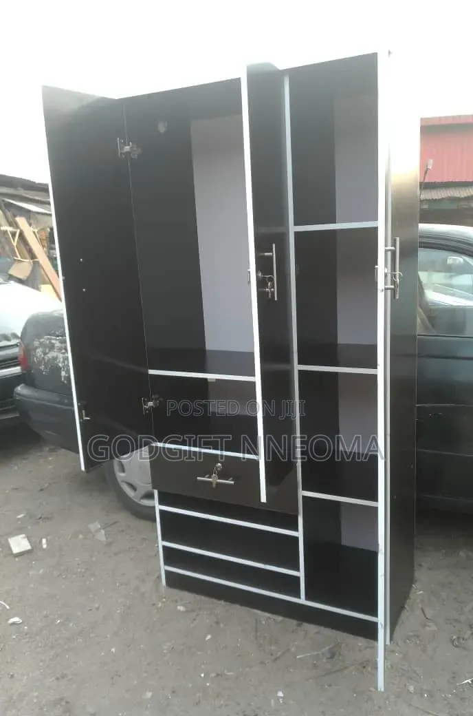 6ft X 3ft Wardrobe. Dark Brown