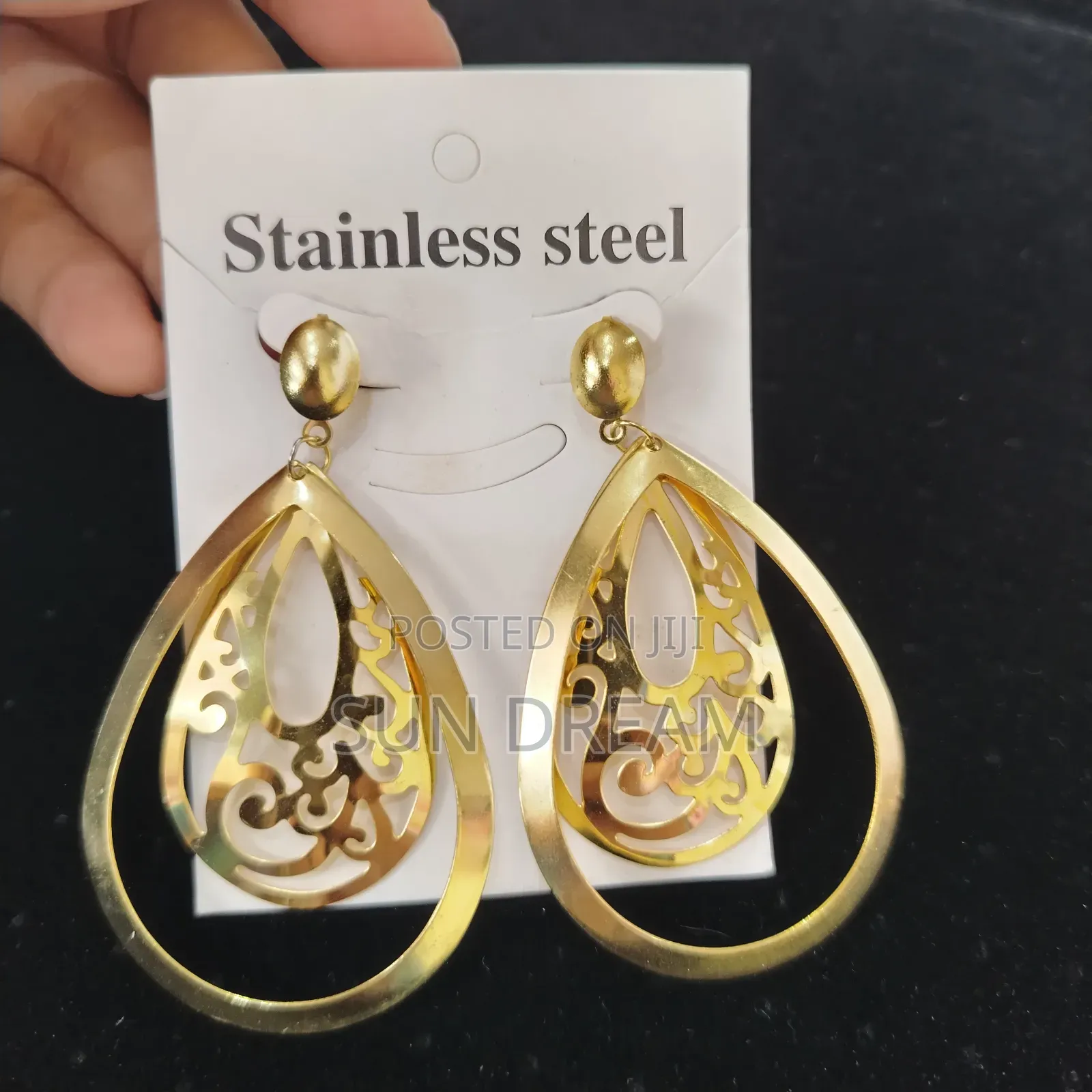 Women Golden Earrings Lady Earring Jewelry for Women Gifts