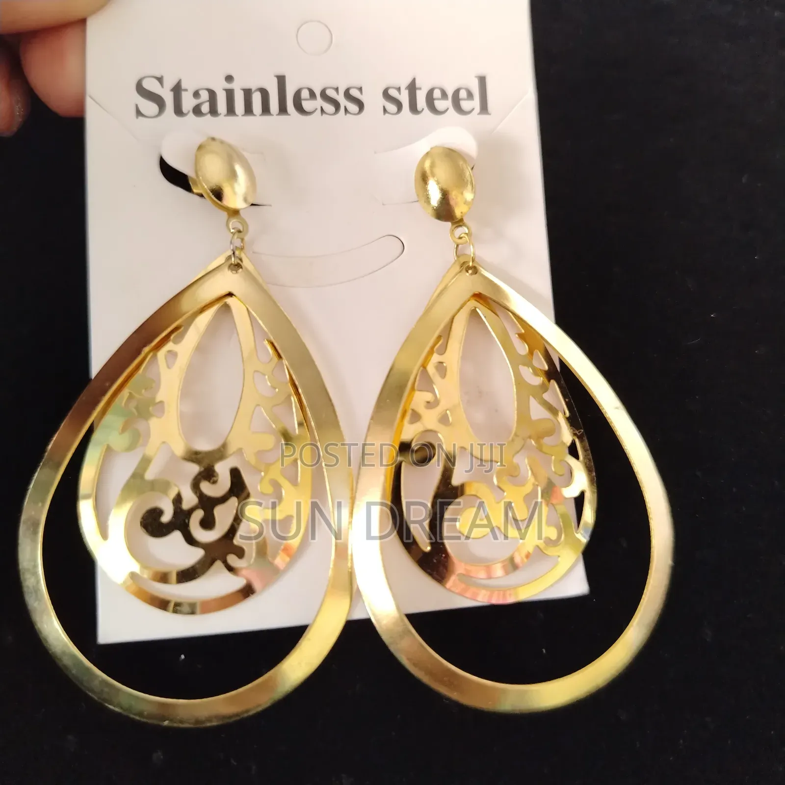 Women Golden Earrings Lady Earring Jewelry for Women Gifts