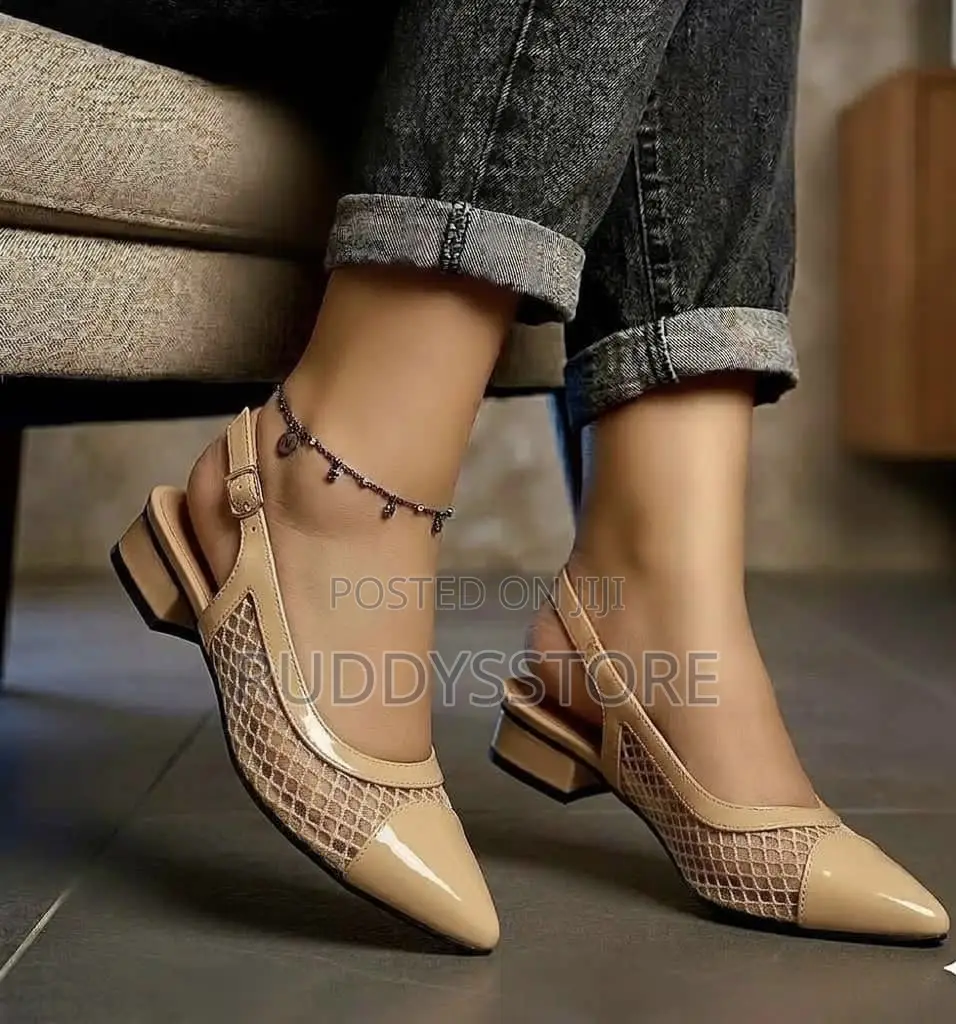 Slingback Heels – Elegant Pointed-Toe