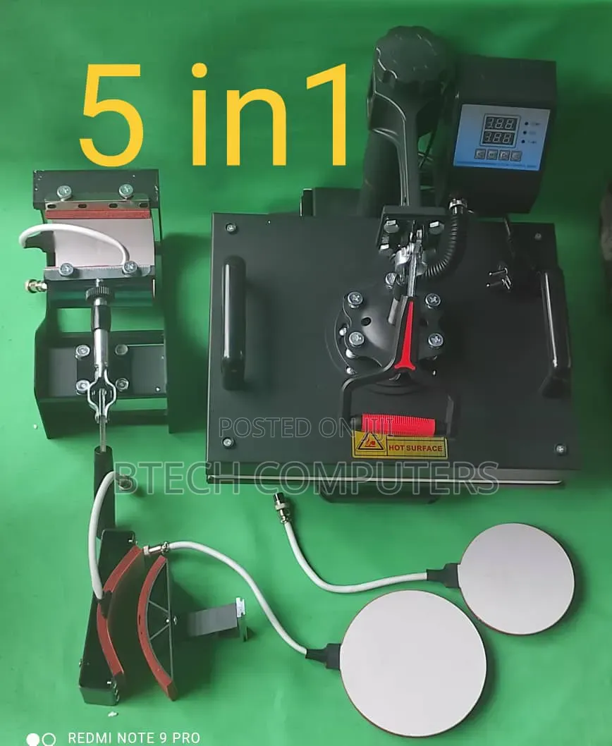 Heat Press Machine 5 In 1 Sublimation
