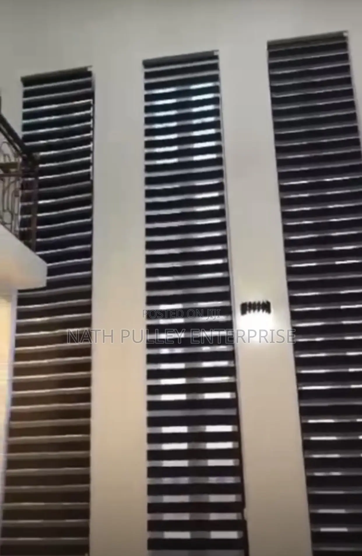 Black Day and Night Window Blinds