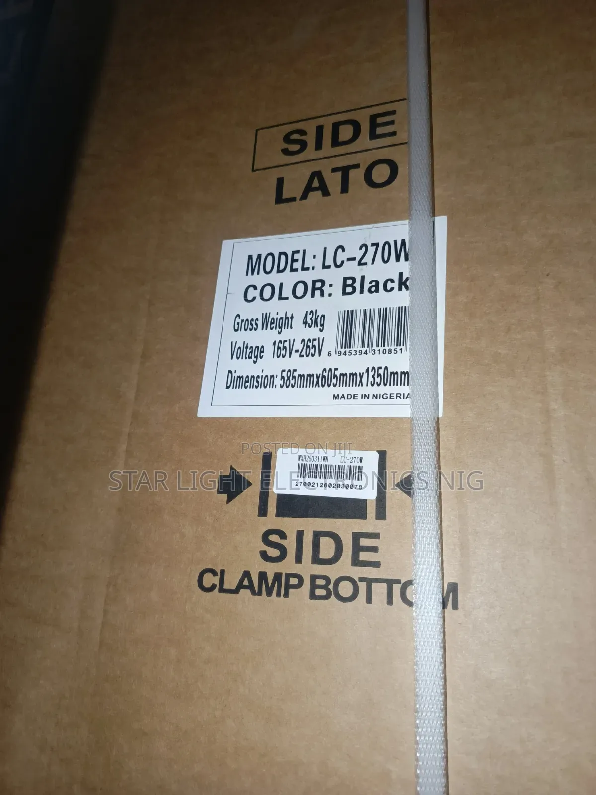 Black Chillers 270 Liters