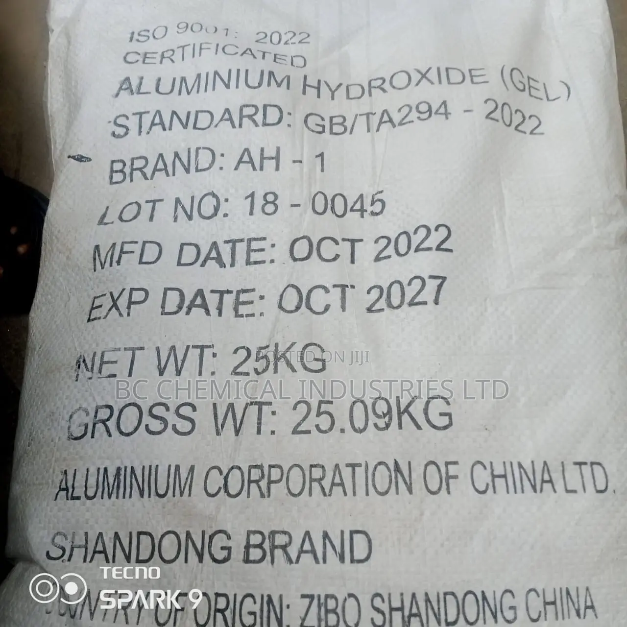 Aluminum Hydroxide (Gel)