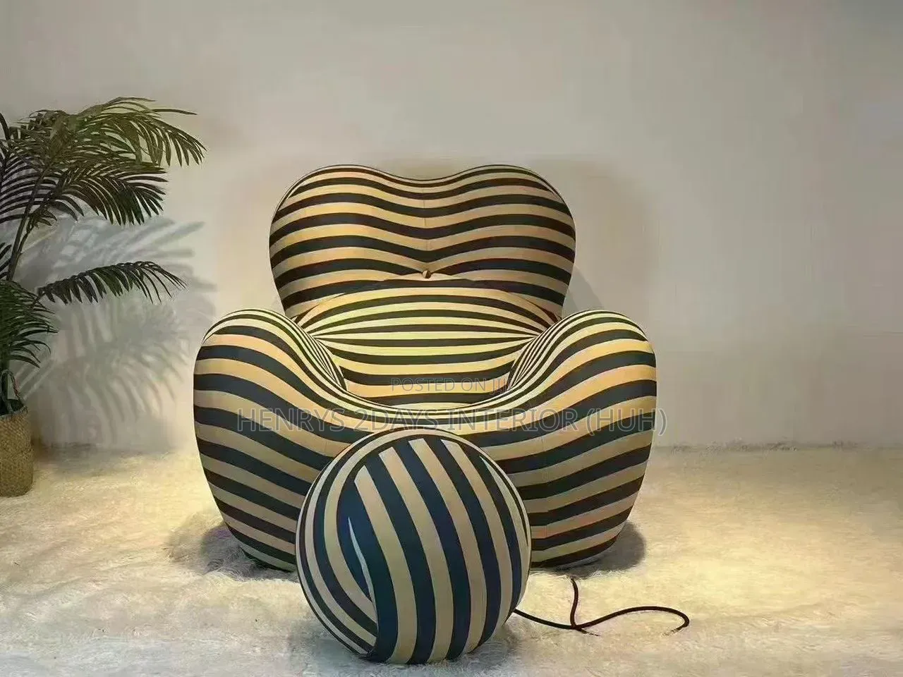 Decoration Chairs Made Fabric