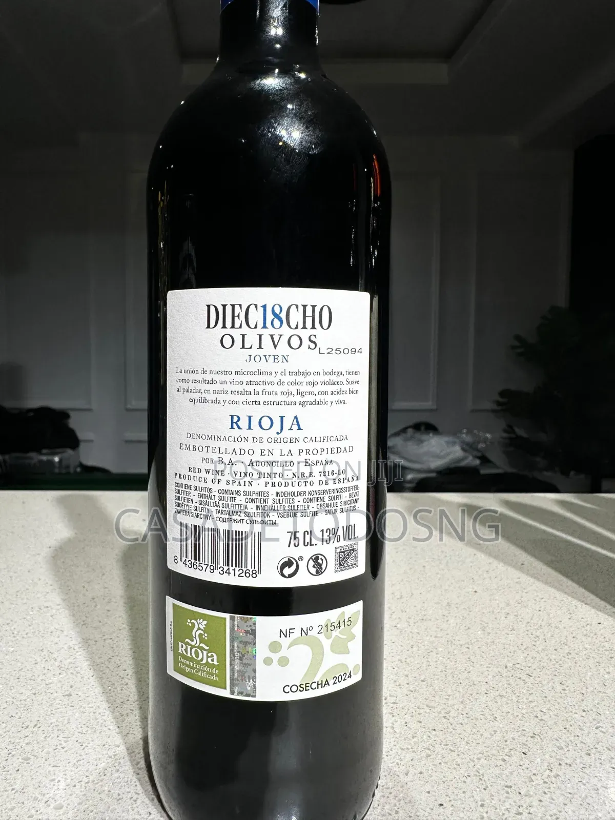 Diec18cho Olivos Premium Red Wine 75cl