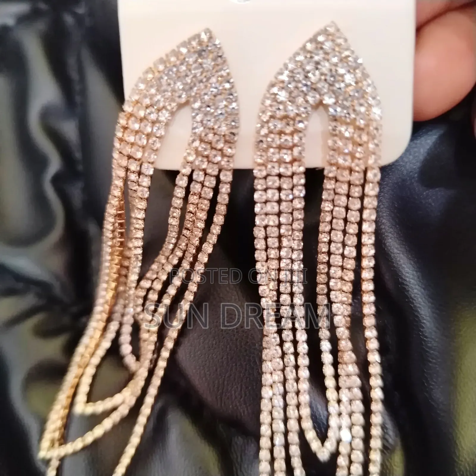 Women Earrings Lady Earrings Gem Stone Earring