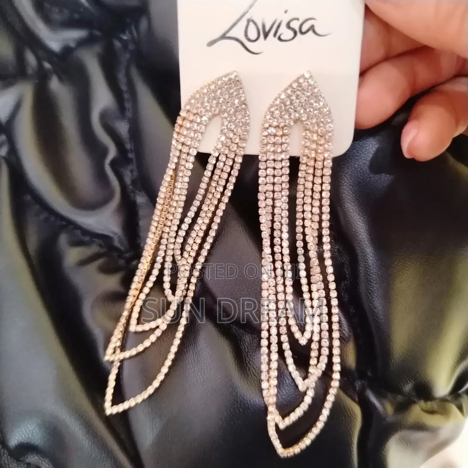 Women Earrings Lady Earrings Gem Stone Earring