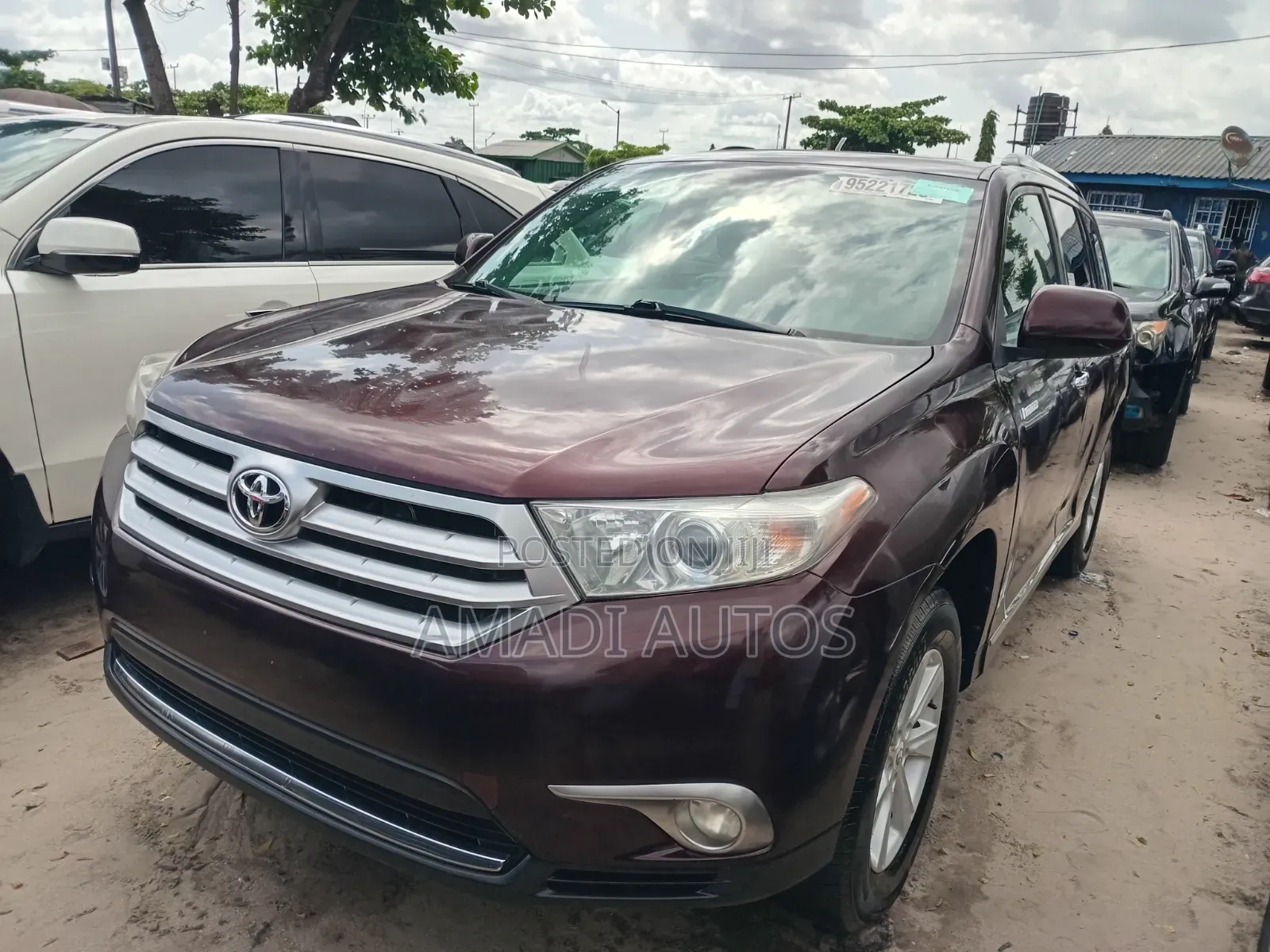 Toyota Highlander Limited 2012 Red