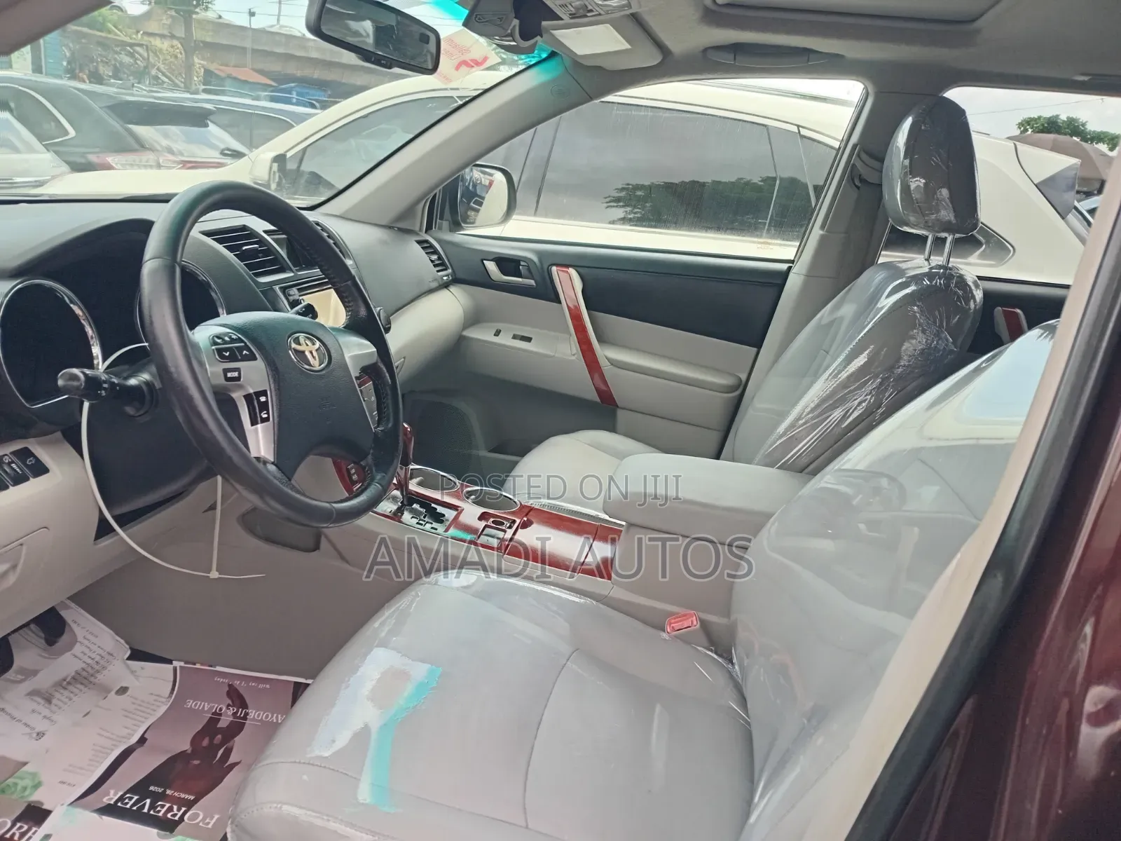 Toyota Highlander Limited 2012 Red