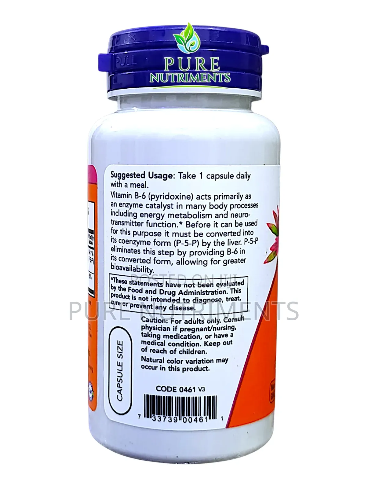 Now P-5-P 50mg Bioactive Vitamin B6 90 Capsules Energy Nerve Health