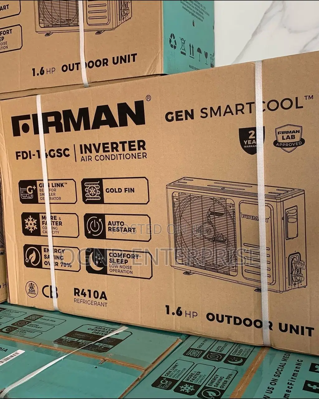 1.5hp Fireman Inverter Ac Split Unit.