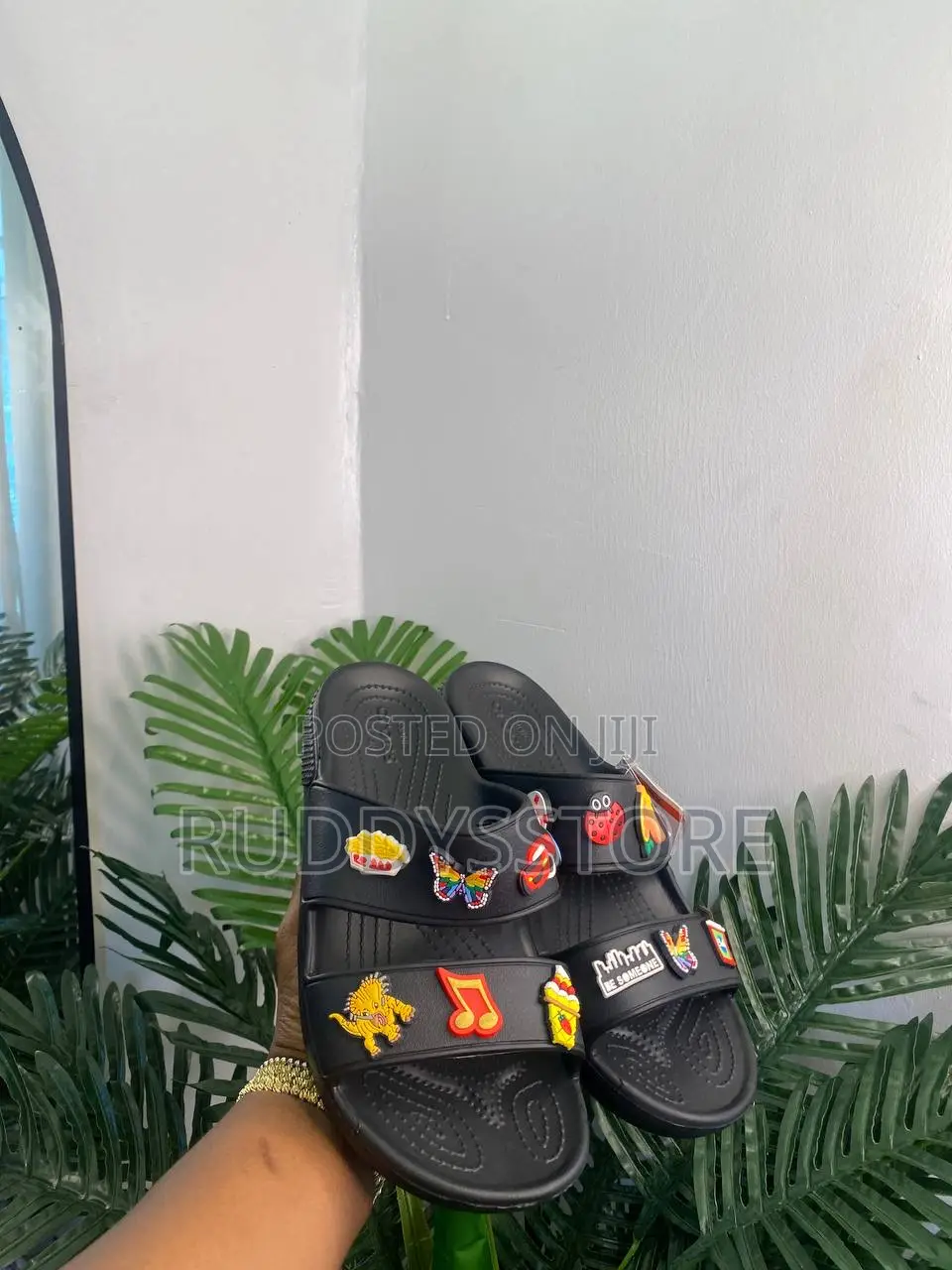 Crocs Baya Two-Strap Comfort Slides