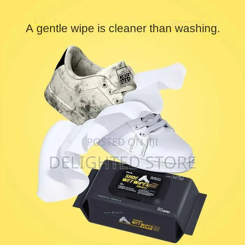 80pcs in Pack Sneaker/ Canvas Shoe Wet Wiper