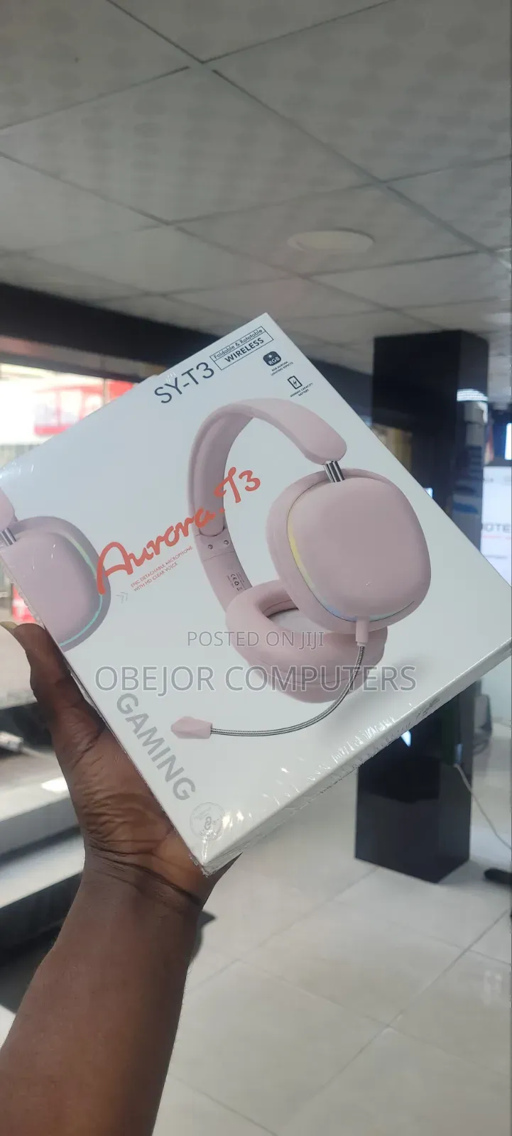 Aurora T3 Sy-T3 Foldable and Rotation Wireless Gaming Headphone