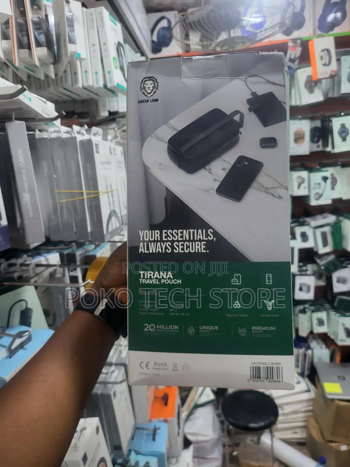 Green Lion Tirana Travel Pouch