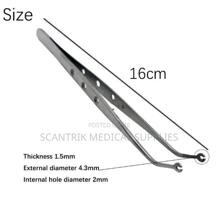 Extended Length College Tweezer for Improved Reach and Control