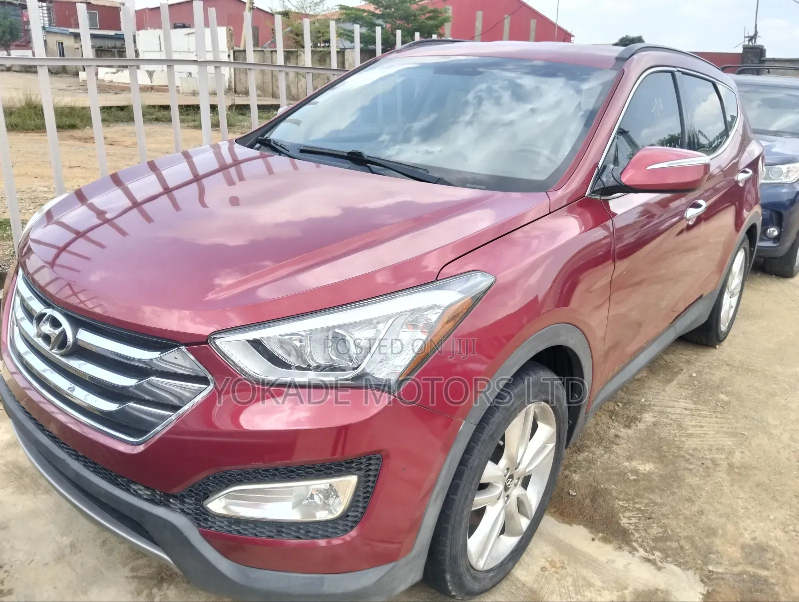 Hyundai Santa Fe 2014 Red