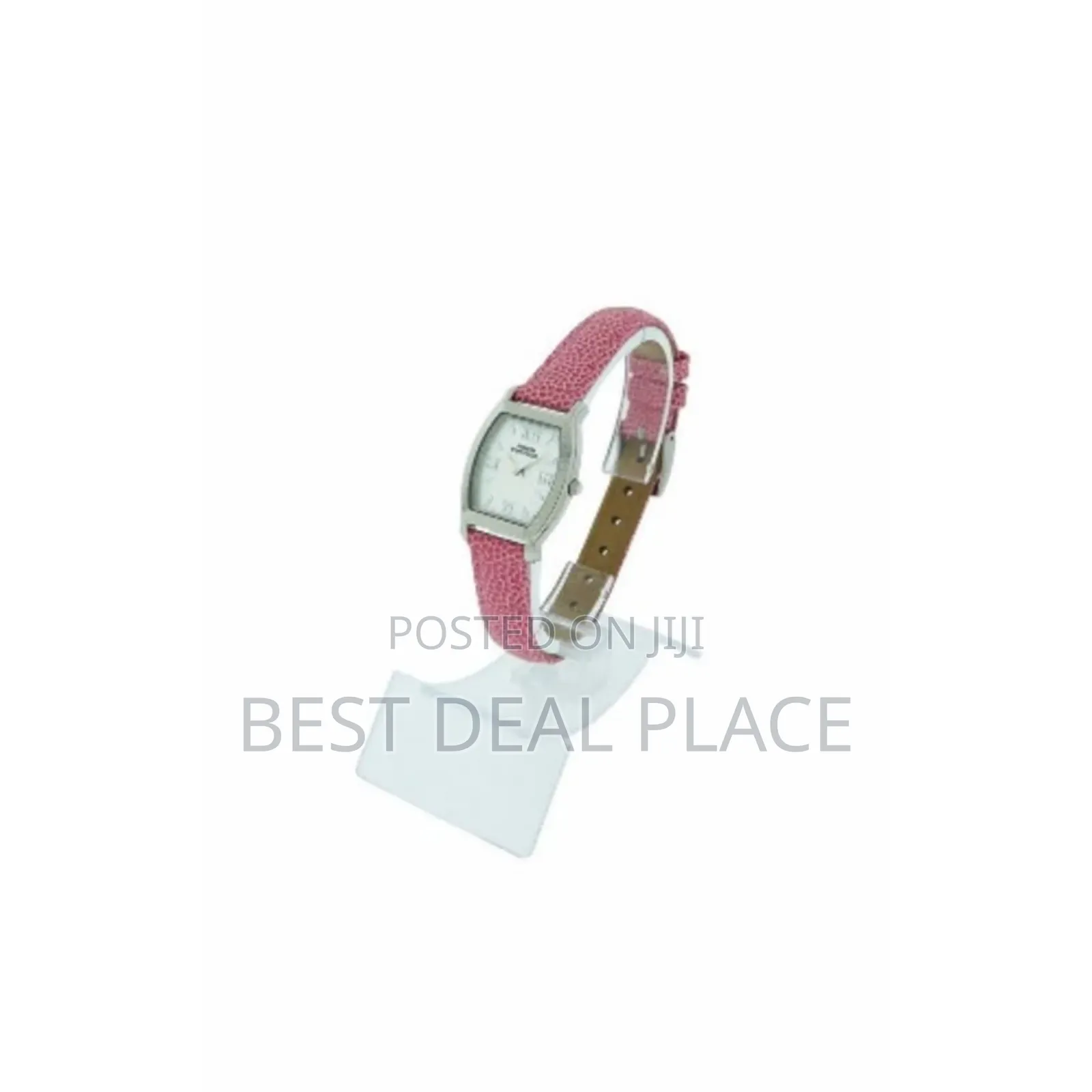 Hush Puppies Women's Petite Roman Numeral Tonneau Watch -Pink From Us