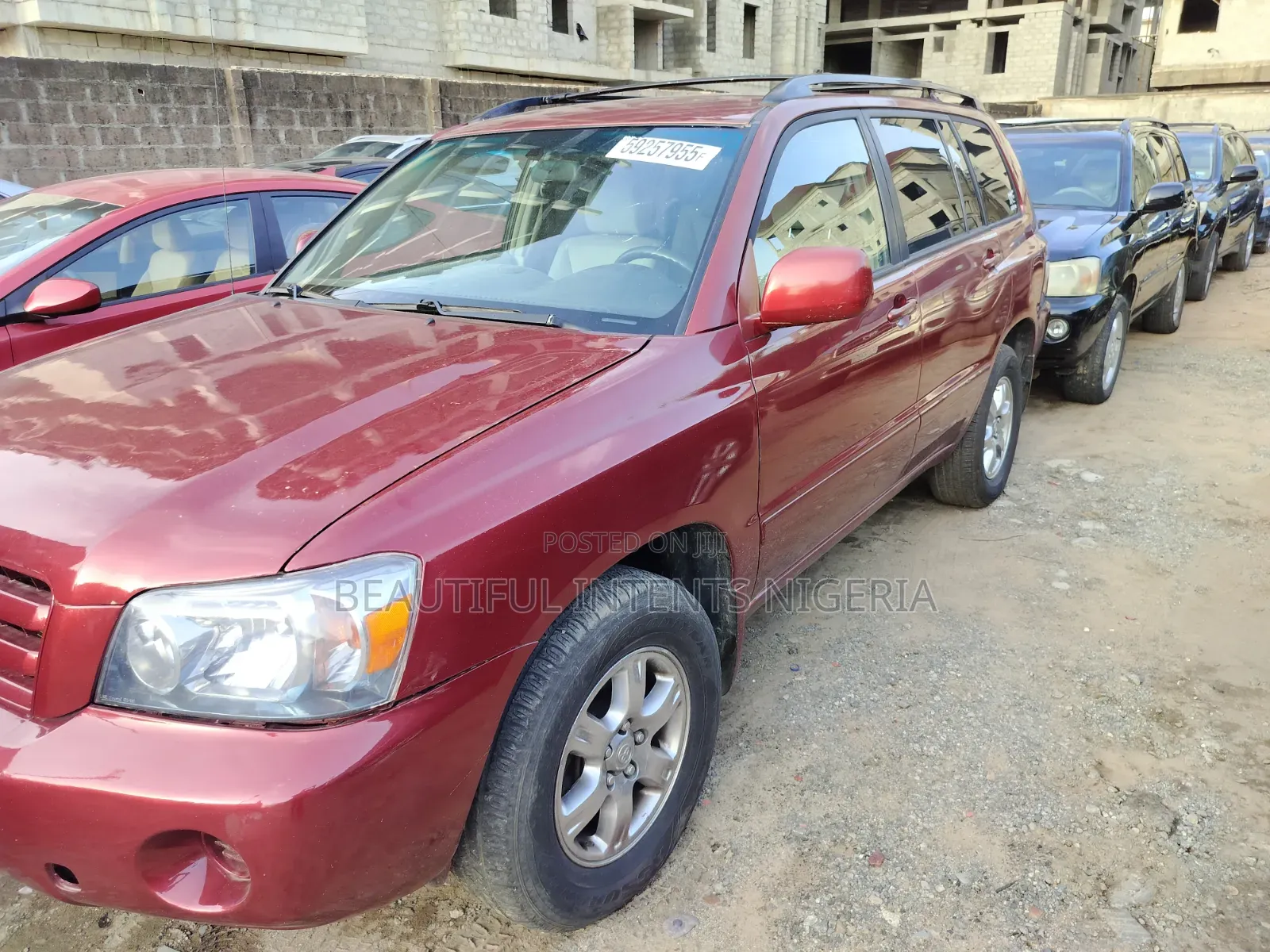 Toyota Highlander V6 2006 Red