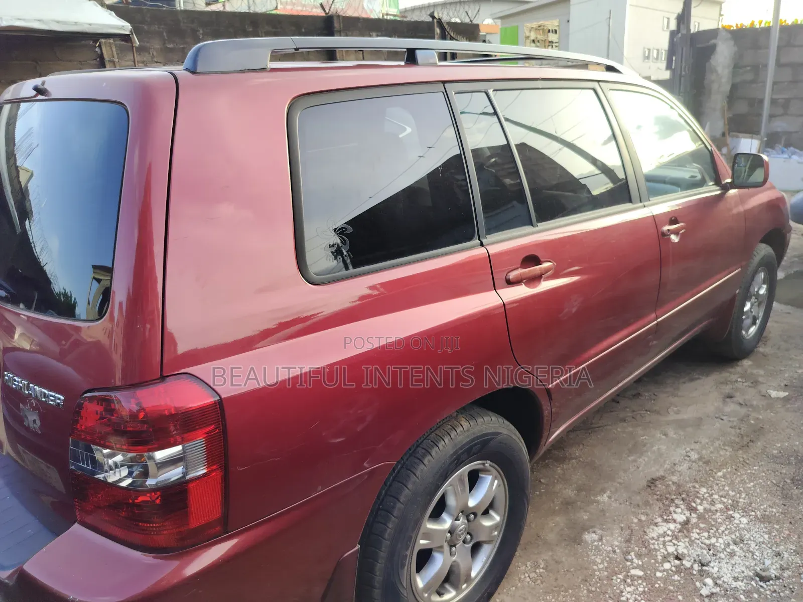 Toyota Highlander V6 2006 Red