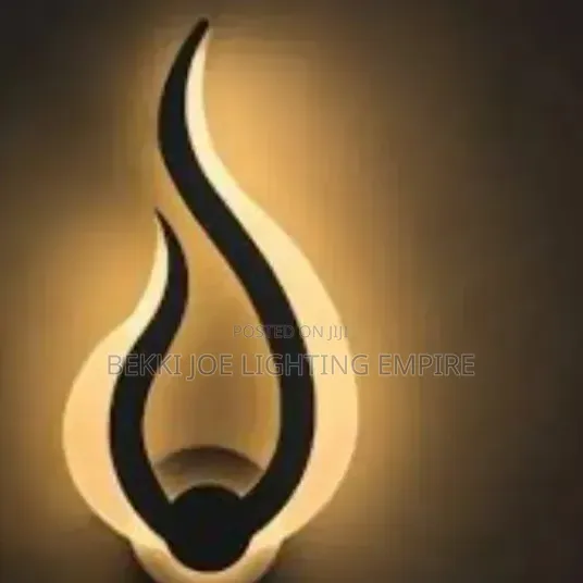 Modern Flamed Shape Led Wall Brackets